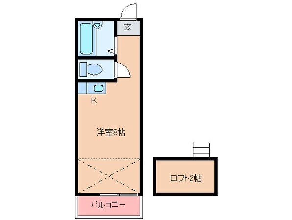 ルート新宮Ｃの物件間取画像